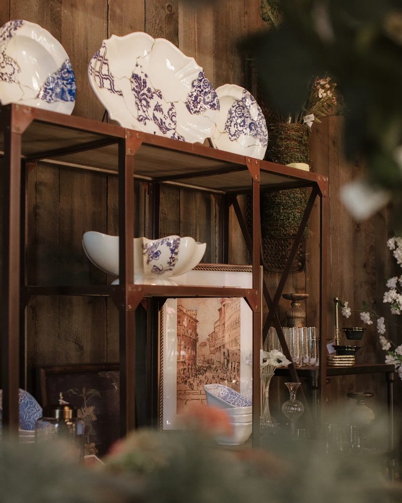 Table pieces that reflect our Italian and French heritage